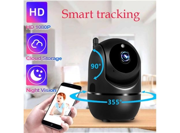 Cloud HD Auto Tracking Baby Monitor Night Security Camera Home Surevillance Camera