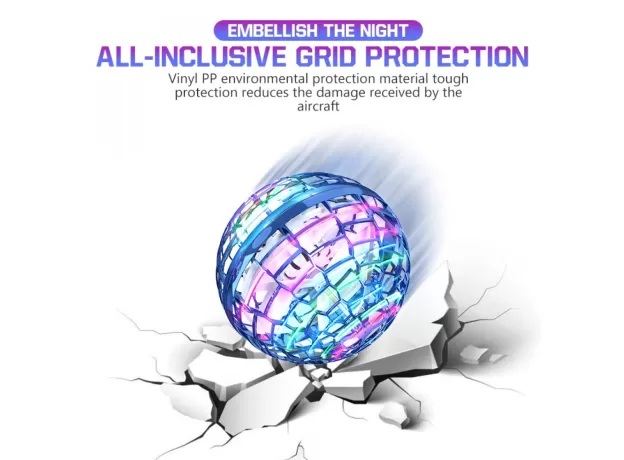 SPINNER BALL WITH ENDLESS TRICKS FLYING TOYS HAND OPERATED MINI DRONES GIFT ADULTS TOYS