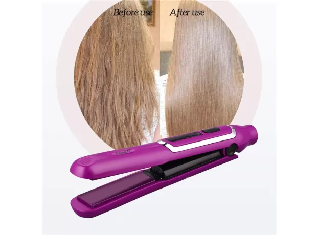 PORTABLE MINI USB CORDLESS HAIR STRAIGHTENER CURLER TRAVEL FLAT IRONS WIRELESS STRAIGHTENING HAIR IRON