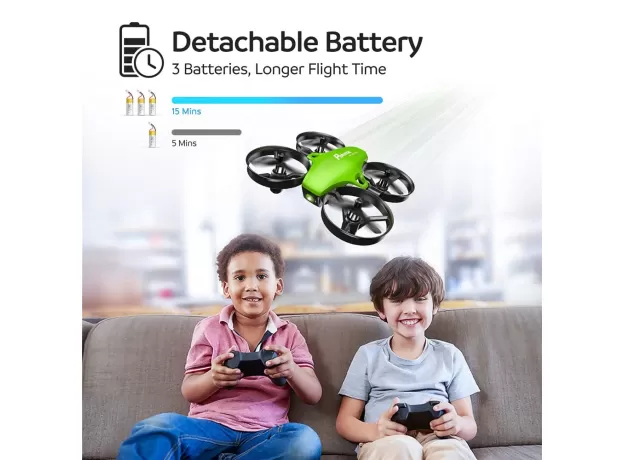 MINI DRONE FOR KIDS BEGINNERS EASY TO FLY HEADLESS MODE RC HELICOPTER QUADCOPTER REMOTE CONTROL