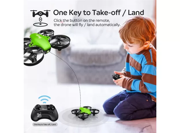 MINI DRONE FOR KIDS BEGINNERS EASY TO FLY HEADLESS MODE RC HELICOPTER QUADCOPTER REMOTE CONTROL