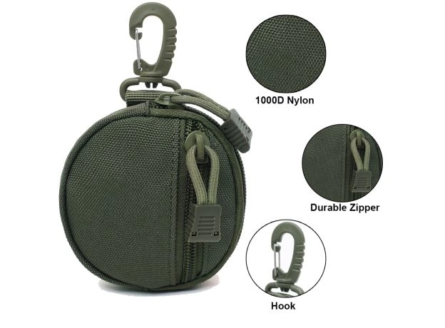 MILITARY ACCESSORY BAG PORTABLE MINI MONEY COIN POUCH KEYS HOLDER WAIST BAG FOR HUNTING CAMPING