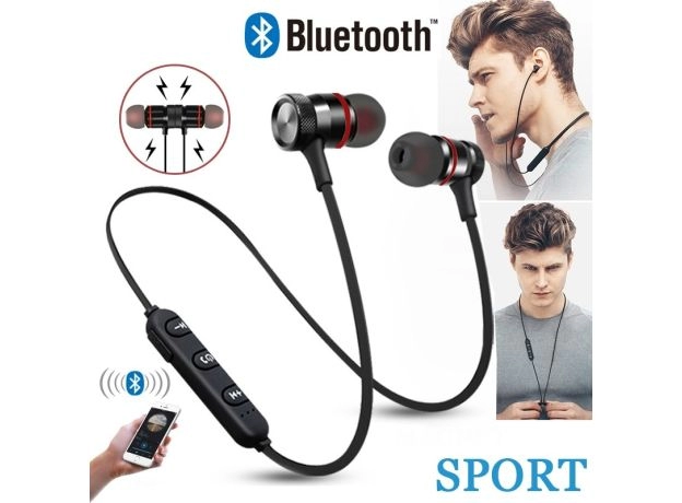 EARPHONE FINE DE OVOID NECKBAND STEREO HEADPHONES MOBILE SPORT EARBUDS HEADSET