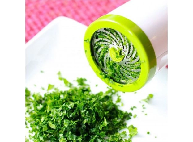 SPICE MILLS STAINLESS STEEL VEGETABLE GRINDER MANUAL HERB PARSLEY MINCER CHOPPER