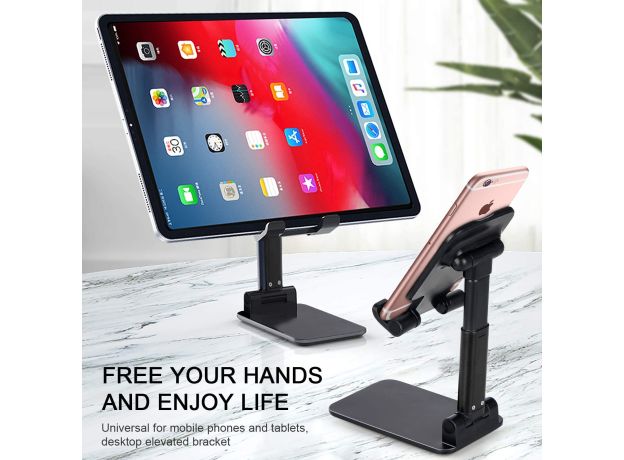 Stand For iPhone 12 Pro 11 Xiaomi Samsung Foldable Desktop Phone Holder ...