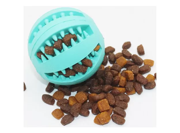 PET DOG TOY INTERACTIVE RUBBER BALLS PET DOG CAT PUPPY CHEW TOYS BALL