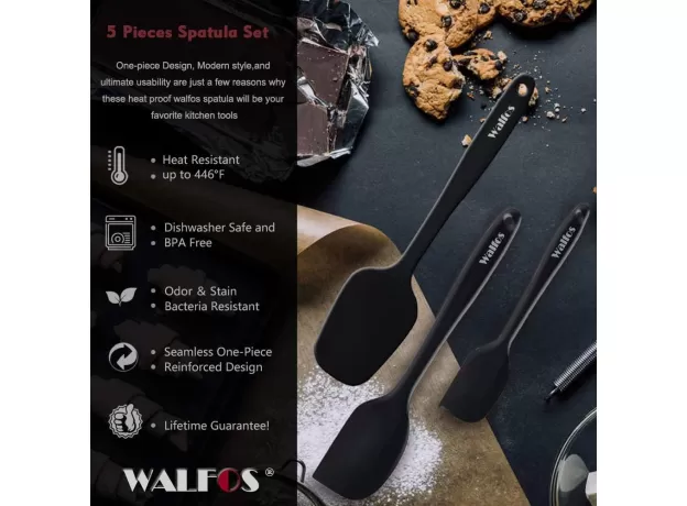 SILICONE COOKING TOOLS KITCHEN UTENSILS BAKING PASTRY TOOLS SPATULA SPOON CAKE SPATULAS