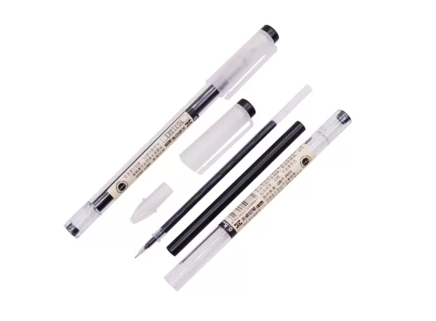 10 PCS/SET JAPANESE GEL PEN 0.5MM BLACK BLUE INK PEN MAKER PEN SCHOOL OFFICE STUDENT WRITING STATIONERY