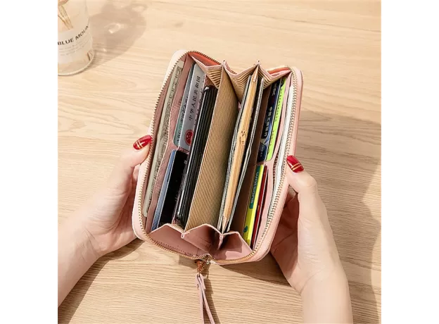 PATCHWORK GLITTER WALLET FOR WOMEN LONG PU LEATHER COIN PURSE FEMALE GIRLS GIFTS