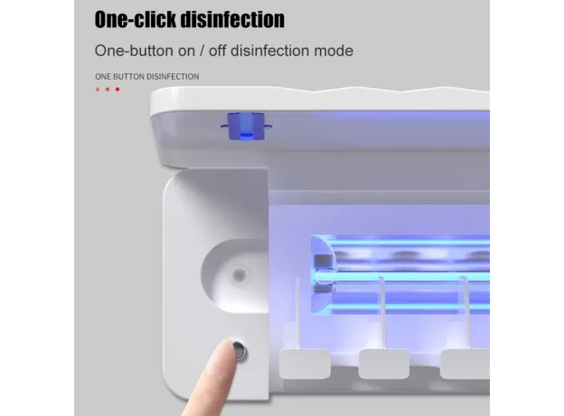 TOOTHBRUSH HOLDER AUTOMATIC TOOTHPASTE SQUEEZERS DISPENSER TOOTHBRUSH STERILIZER HOME BATHROOM