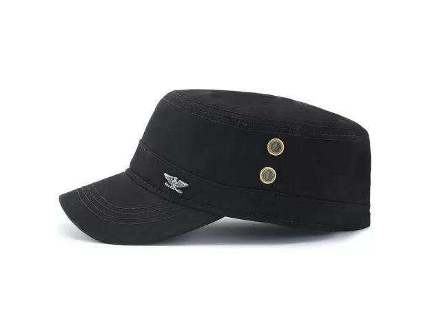 FASHION HIP HOP MEN'S BASEBALL CAP MILITARY CAPS SPRING AUTUMN TACTICAL HAT MEN'S FLAT TOP COTTON ARMY CAP