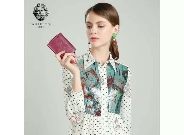 LEATHER WALLETS WOMEN CARD HOLDER FEMALE CASUAL SHORT COIN PURSE LARGE CAPACITY MONEY BAG WALLET MOTHER'S DAY