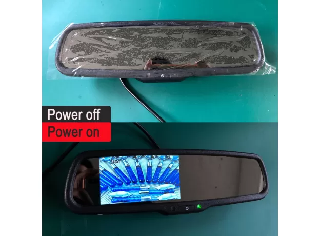 MIRROR SCREEN CAR REAR VIEW MIRROR MOUNT CAMERA MONITOR BRACKET AUTO BRIGHTENS CHANGE