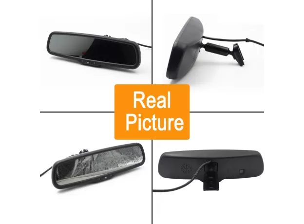 MIRROR SCREEN CAR REAR VIEW MIRROR MOUNT CAMERA MONITOR BRACKET AUTO BRIGHTENS CHANGE