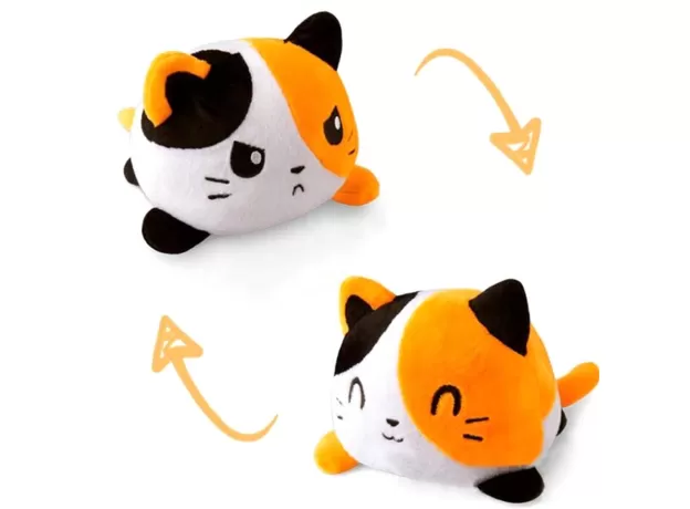 REVERSIBLE CAT GATOS KIDS PLUSHIE PLUSH ANIMALS UNICORN DOUBLE-SIDED FLIP DOLL CUTE TOYS