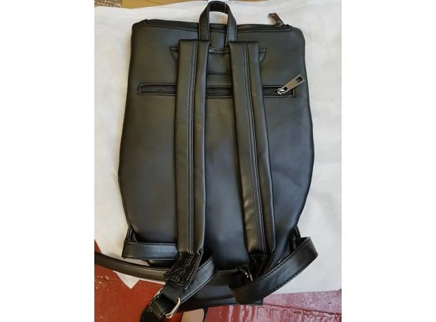 HIGH QUILTY WOMEN BACKPACK NEWEST STYLISH COOL BLACK PU LEATHER OWL BACKPACK