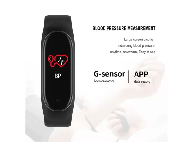 M4 WATERPROOF SPORT SMART WATCH – HEALTH & FITNESS ACTIVITY TRACKER BAND