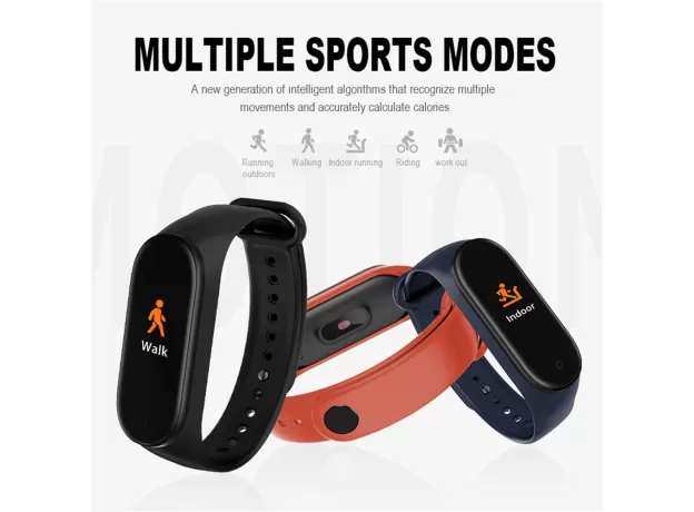 M4 WATERPROOF SPORT SMART WATCH – HEALTH & FITNESS ACTIVITY TRACKER BAND