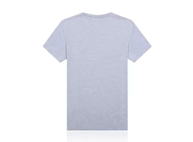 NEW MEN'S CREW NECK T-SHIRT TEE SHORT SLEEVE BLACK  GRAY BLUE & WHITE