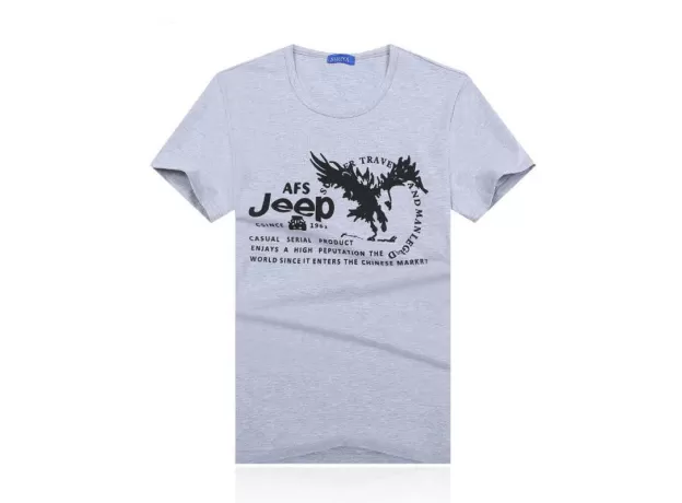 NEW MEN'S CREW NECK T-SHIRT TEE SHORT SLEEVE BLACK  GRAY BLUE & WHITE