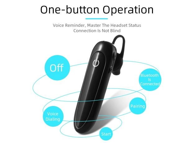 EARPHONES NOISE CONTROL BUSINESS WIRELESS BLUETOOTH HEADSET WITH MIC FOR DRIVER SPORT XIAOMI