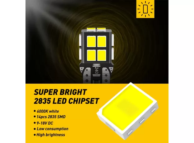 LED BULB CAN BUS NO ERROR CAR INTERIOR LIGHTING AUTOMOTIVE DOME LAMP