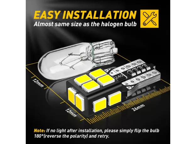 LED BULB CAN BUS NO ERROR CAR INTERIOR LIGHTING AUTOMOTIVE DOME LAMP