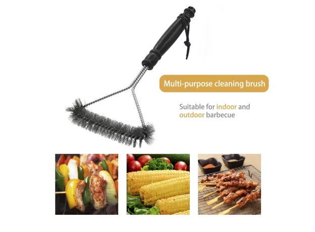 CLEANING BRUSH STAINLESS STEEL KITCHEN ACCESSORIES BRISTLES CLEANING BRUSHES COOKING TOOL