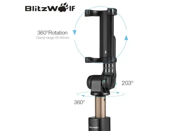 WIRELESS BLUETOOTH SELFIE STICK MINI TRIPOD EXTENDABLE FOLDABLE MONOPOD FOR IPHONE