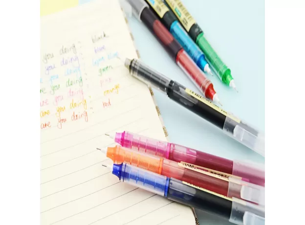 LITTLE WHITE DOT RP02 GEL PENS WRITING SCHOOL STUDENT  FASHION STYLE OFFICE ACCESSORIES