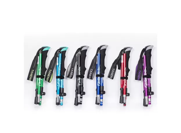 FOLDING WALKING STICKS CANES HIKING STICK CRUTCHES TREKKING POLES ALPENSTOCK HIKING ACCESSORIES