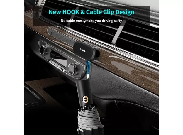 CAR PHONE HOLDER 360 DEGREE MINI STRIP SHAPE STAND METAL MAGNET GPS CAR MOUNT STAND