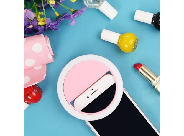 LED SELFIE RING LIGHT FILL LIGHT MOBILE USB CHARGE PHONE FLASHES LENS LUMINOUS LAMPS CLIP RINGS LIGHT