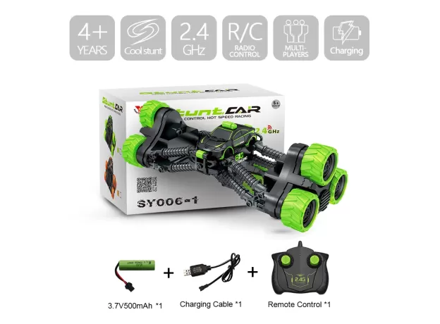 RC CAR REMOTE CONTROL – OFF-ROAD RADIO STUNT TOY CAR