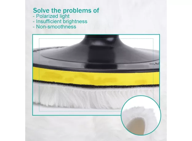 CAR SPONGE POLISHING PAD KIT ABRASIVE POLISHER DRILL ADAPTER WAXING TOOLS ACCESSORY