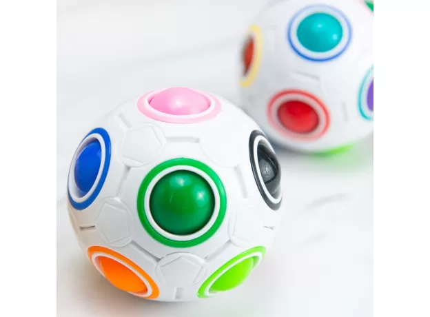 BALL PUZZLES FOOTBALL MAGIC CUBE EDUCATIONAL LEARNING TOYS FOR CHILDREN ADULT KIDS STRESS