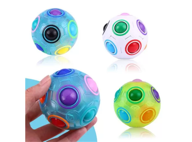 BALL PUZZLES FOOTBALL MAGIC CUBE EDUCATIONAL LEARNING TOYS FOR CHILDREN ADULT KIDS STRESS