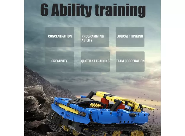 CAR ELECTRIC BUILDING BLOCKS CREATOR TECHNICAL APP REMOTE CONTROL TANK