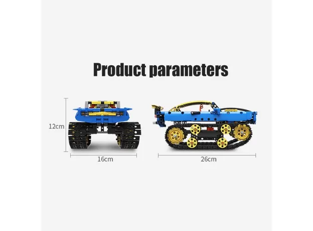 CAR ELECTRIC BUILDING BLOCKS CREATOR TECHNICAL APP REMOTE CONTROL TANK