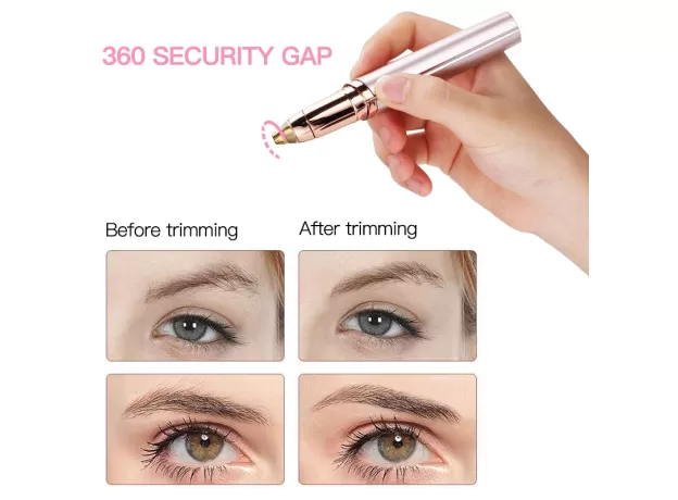 PORTABLE EYEBROW PAINLESS  MINI EYE BROW EPILATOR MAKEUP TOOLS RAZORS REMOVER SHAVER