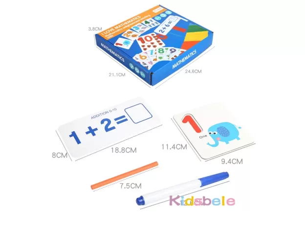 MONTESSORI TOYS FOR CHILDREN MATHEMATICS KIDS EARLY EDUCATIONAL TOYS COUNTING WOODEN