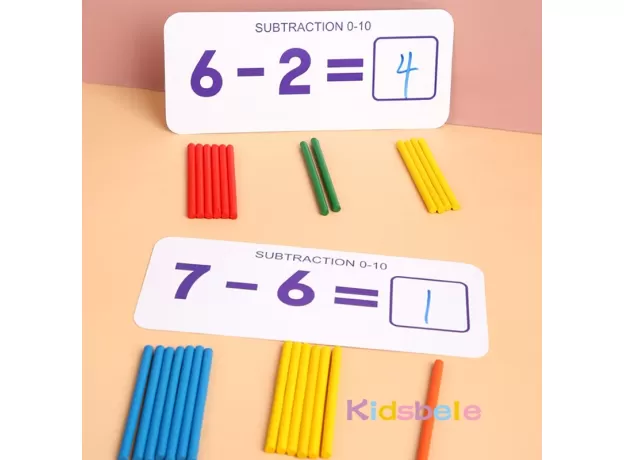 MONTESSORI TOYS FOR CHILDREN MATHEMATICS KIDS EARLY EDUCATIONAL TOYS COUNTING WOODEN