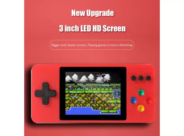 INCH LCD RETRO VIDEO GAME CONSOLE BUILT-IN 500 GAMES POCKET CONSOLE FOR KIDS