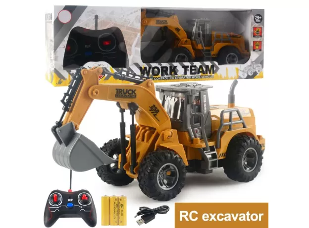 RC ENGINEERING CAR REMOTE CONTROL EXCAVATOR CONSTRUCTION VEHICLE RTR MODEL TOYS FOR KIDS