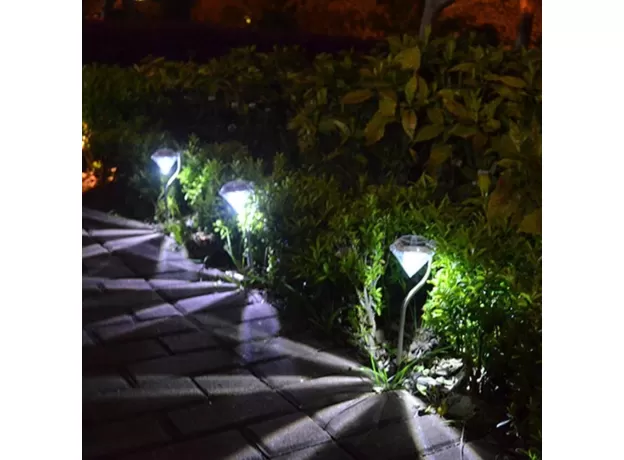 SOLAR LAWN LAMP LIGHT WATERPROOF SPOTLIGHT GARDEN DECORATIVE LED SOLAR PATHWAY YARD LIGHTS