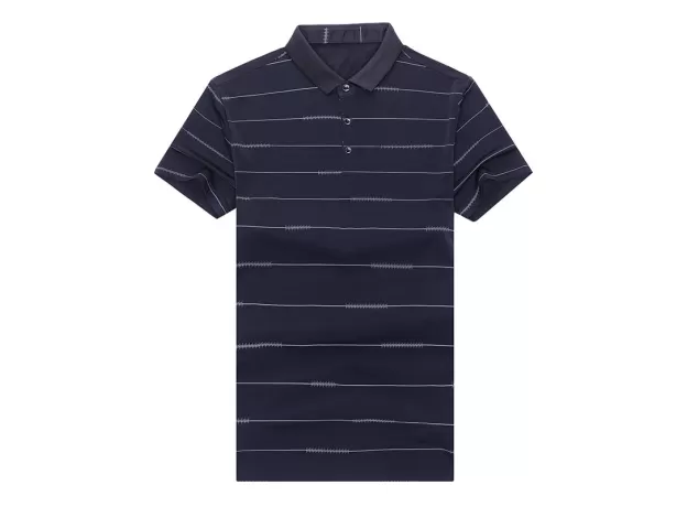 POLO SHIRT STRIPED SHORT SLEEVE SUMMER COOL SHIRT STREETWEAR FASHION MALE POLO SHIRT MEN