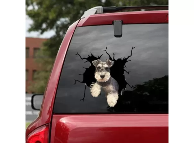 CAR STICKERS 3D STEREO ANIME FUNNY CREATIVE PERSONALITY DOG SIMULATION STICKERS CAR STYLING