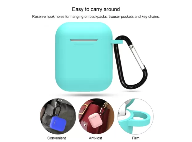 7 IN 1 SOFT SILICONE CASE FOR AIRPODS  2/1 PROTECTOR FUNDAS AIRPODS CASE FOR APPLE EARPHONES