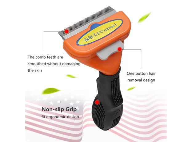 PET DOG HAIR REMOVAL COMBS PET GROOMING BRUSH DOGS CATS HAIR SHEDDING MASSAGE COMBS DOG HAIR REMOVER