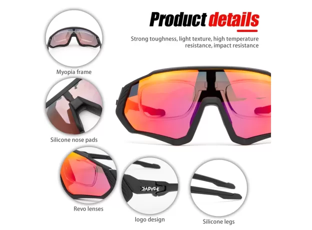 SUNGLASSES POLARIZED SPORTS CYCLING GLASSES GOGGLES BICYCLE MOUNTAIN BIKE GLASSES
